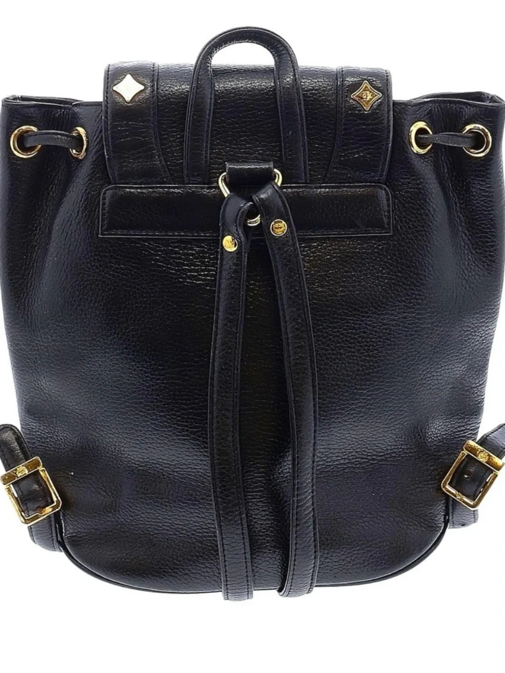 AUTHENTIC MCM Leather Backpack And Wallet Set (Originally Purchased Separately)